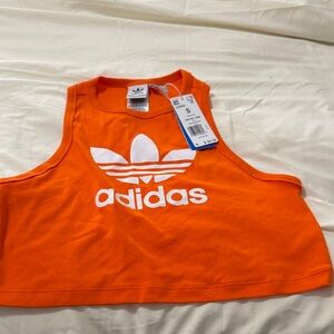 Adidas Vibrant Orange Tank Top